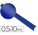 Papel metalizado en rollo continuo de 0,5 x 10 m