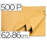 Papel manila crema 62x86 cm paquete de 500 hojas