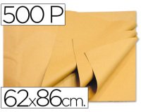 Papel manila crema 62x86 cm paquete de 500 hojas
