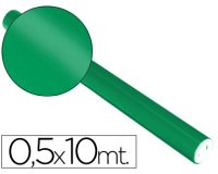 Papel metalizado verde rollo continuo 