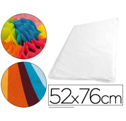 Papel seda 52x76 cm 18 gr blanco - 500 hojas