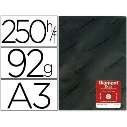 Papel vegetal diamant din a3 92 gr hoja