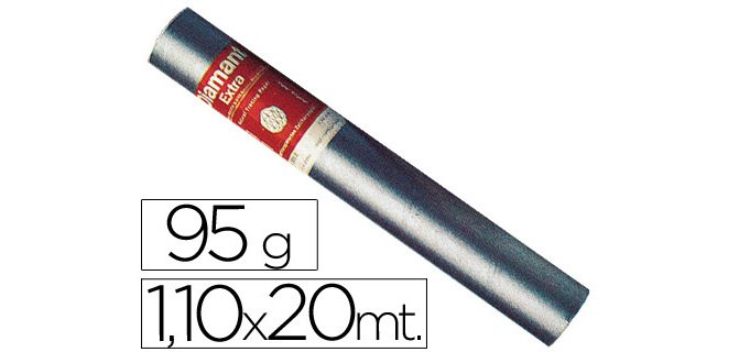 Papel vegetal diamant 90-95 gr rollo de 1.10x20 m