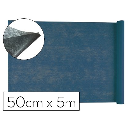 Tejido sin tejer liderpapel terileno 25 g/m2 rollo de 5 m azul marino