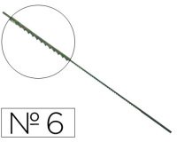 Pelos de segueta madera nº6 caja de 144 unidades