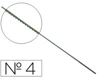 Pelos de segueta madera nº4 caja de 144 unidades