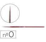 Pinceles acuarela liderpapel nº 0 virola cromada pelo engomado