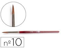 Pinceles acuarela liderpapel nº 10 virola cromada pelo engomado