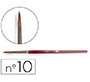 Pinceles acuarela liderpapel nº 10 virola cromada pelo engomado