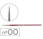 Pinceles acuarela liderpapel nº00 virola cromada pelo engomado