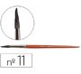 Pinceles acuarela liderpapel nº 11 virola cromada pelo engomado