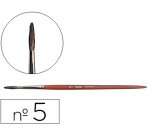 Pinceles acuarela liderpapel nº 5 virola cromada pelo engomado