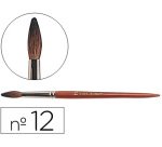 Pinceles acuarela liderpapel nº 12 virola cromada pelo engomado