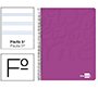 Cuaderno espiral liderpapel folio write tapa blanda 80h 60gr pauta 2,5 mm con margen color rosa