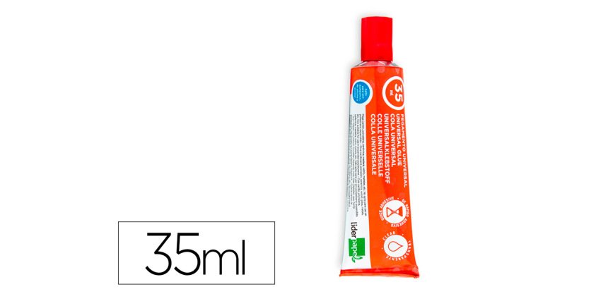Pegamento liderpapel universal transparente 35 ml