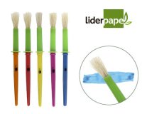 Pinceles escolares liderpapel mediano