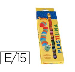 Plastilina Jovi -estuche de 15 barras