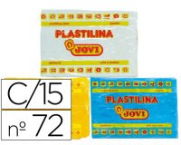 Plastilina Jovi 72 surtida -tamaño grande -caja de 15 unidades