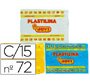 Plastilina Jovi 72 surtida -tamaño grande -caja de 15 unidades