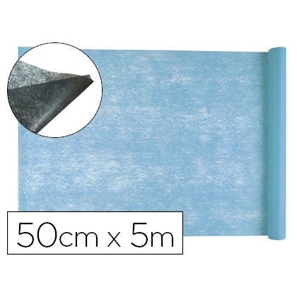 Tejido sin tejer liderpapel terileno 25 g/m2 rollo de 5 m celeste