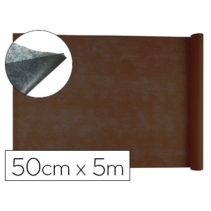 Tejido sin tejer liderpapel terileno 25 g/m2 rollo de 5 m marron
