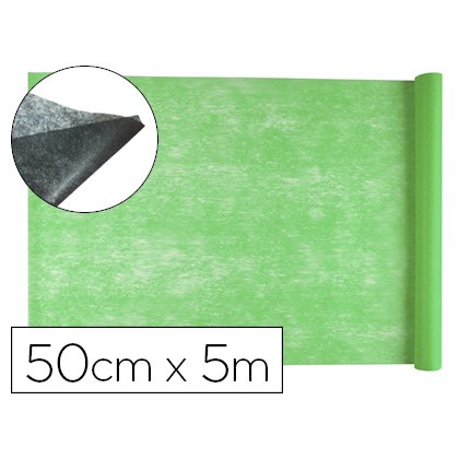 Tejido sin tejer liderpapel terileno 25 g/m2 rollo de 5 m verde