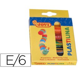 Plastilina Jovi -estuche de 6 unidades