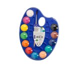 Acuarela liderpapel 12 colores con pincel y deposito incluye paleta de plastico