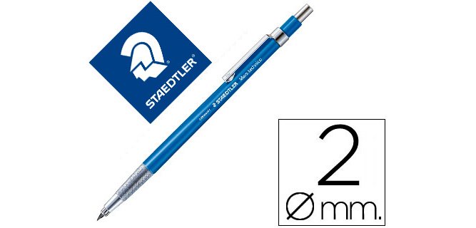 Portaminas staedtler mars technico 2 mm con clips y afilaminas