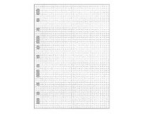 Recambio papel 4º / A5+ cuadrícula 4mm multifin 3002