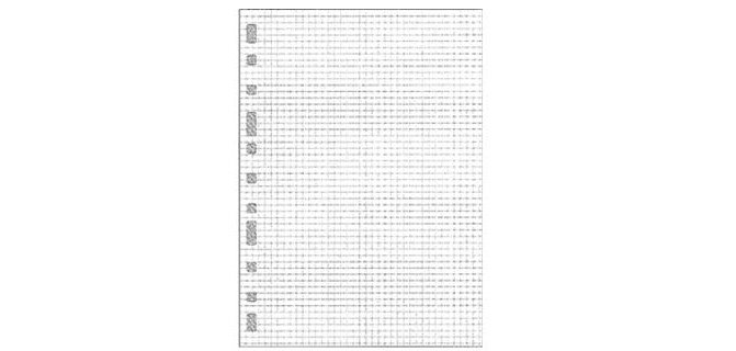 Recambio multifin 3005 folio natural cuadro 4 mm 50 hojas 215x310 mm