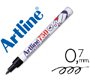 Rotulador artline marcador permanente lavable para textil ek-750 negro punta redonda 0,7 mm