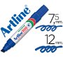 Rotulador artline marcador permanente 100 azul punta biselada