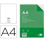 Recambio liderpapel Folio 100 hojas 60g  liso sin margen 4 taladros
