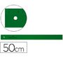 Regla faber castell 50 cm plastico verde