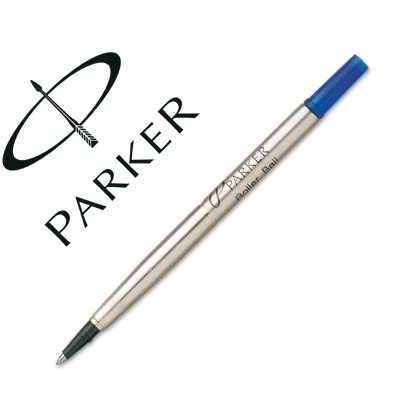 Recambio rotulador roller parker 0,8 mm azul