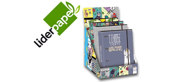 Carpeta liderpapel 4 anillas 