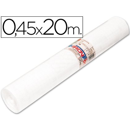 Rollo adhesivo Aironfix unicolor blanco