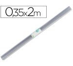 Rollo plástico forralibros 0,35x2 mt Liderpapel