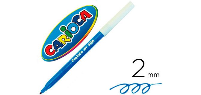 Rotulador carioca joy azul unidad