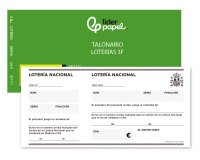Talonario liderpapel loteria tres en folio 111