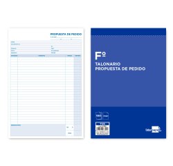 Talonario liderpapel pedidos folio original 125