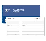 Talonario liderpapel vales tres en folio 104