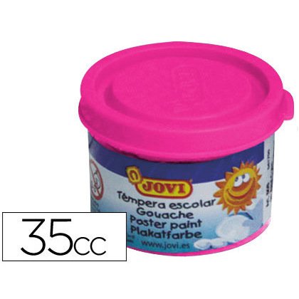 Tempera escolar jovi 35 ml color magenta