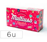 Pintura latex la pajarita satinada 35 ml caja de 6 unidades colores surtidos