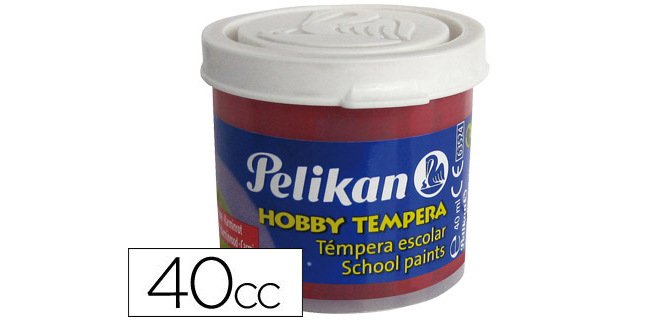 Témpera escolar Hobby Pelikan - Bote de 40 cc