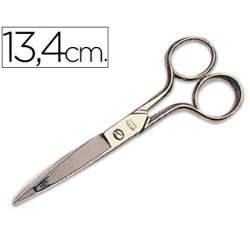 Tijera oficina forbici acero inoxidable 5\" 13,4 cm