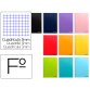 Cuaderno espiral liderpapel folio smart tapa blanda 80h 60gr cuadro 3mm con margen colores surtidos