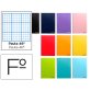 Cuaderno espiral liderpapel folio smart tapa blanda 80h 60gr rayado n 46 colores surtidos