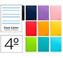Cuaderno espiral liderpapel cuarto smart tapa blanda 80h 60gr pauta 3,5mm con margen colores surtidos
